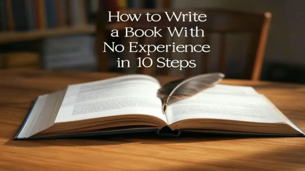 How to Write a Book With No Experience in 10 Steps