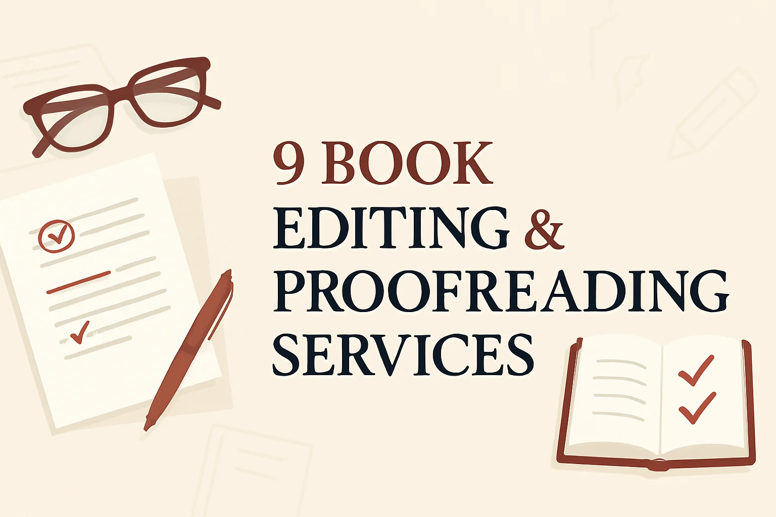 9 book editing proofreading services