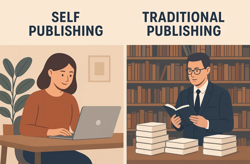 self publishing vs traditional publishing